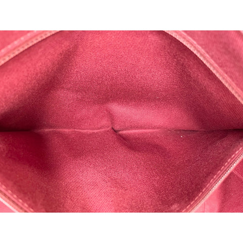 CHANEL Deauville Tote Bag canvas pink WS33199