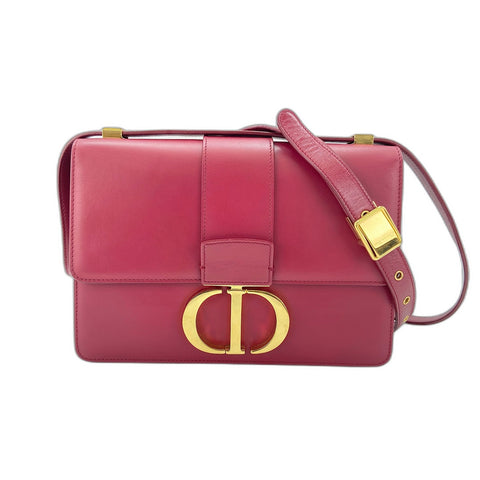 Christian Dior Montaigne Shoulder Bag leather Red WS33202