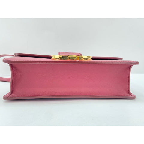 Christian Dior Montaigne Shoulder Bag leather Red WS33202