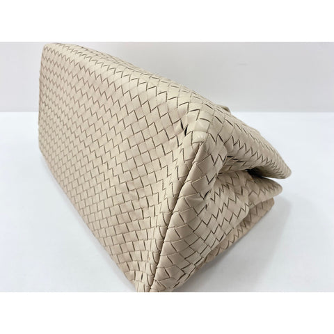 BOTTEGAVENETA Rome Handbag lambskin beige WS33204
