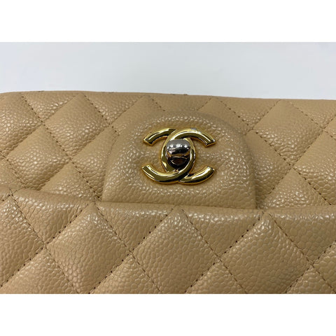 CHANEL Mini matrasse Shoulder Bag beige WS33205
