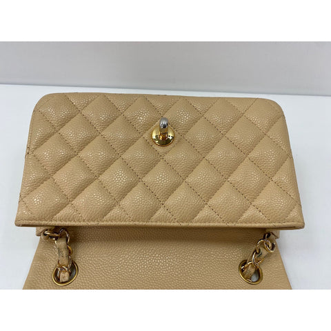 CHANEL Mini matrasse Shoulder Bag beige WS33205