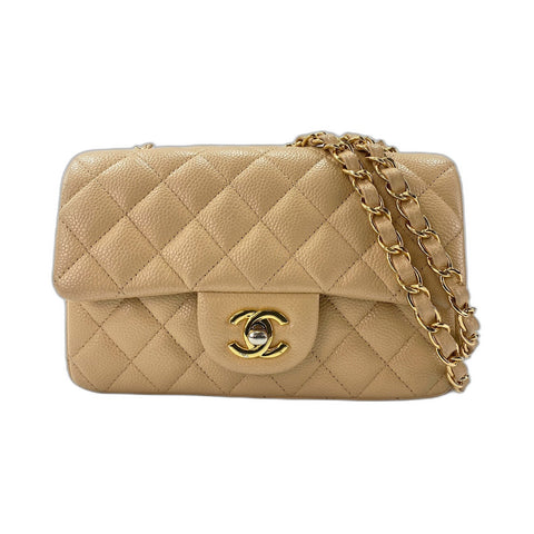 CHANEL Mini matrasse Shoulder Bag beige WS33205