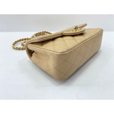 CHANEL Mini matrasse Shoulder Bag beige WS33205
