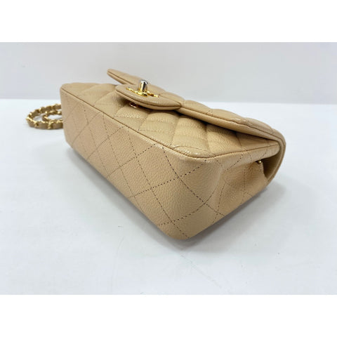 CHANEL Mini matrasse Shoulder Bag beige WS33205