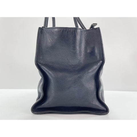 PRADA Shoulder Bag leather Navy WS33210