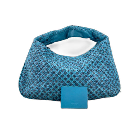 BOTTEGAVENETA Hobo Shoulder Bag leather blue WS33211