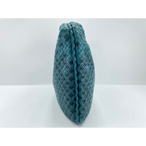 BOTTEGAVENETA Hobo Shoulder Bag leather blue WS33211