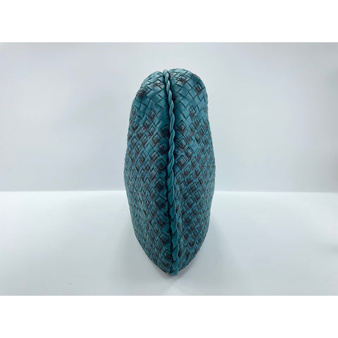 BOTTEGAVENETA Hobo Shoulder Bag leather blue WS33211