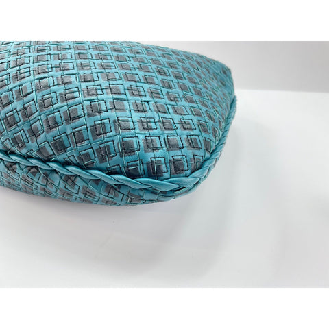BOTTEGAVENETA Hobo Shoulder Bag leather blue WS33211