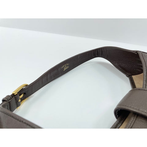 GUCCI aphrodite Shoulder Bag leather Brown WS33212