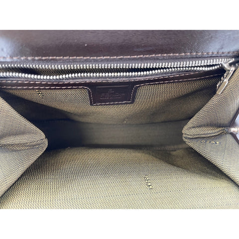 FENDI Shoulder Bag canvas Brown WS33218