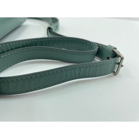CELINE teen Shoulder Bag leather green WS33219