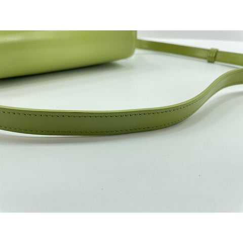 CELINE teen Shoulder Bag leather green WS33220