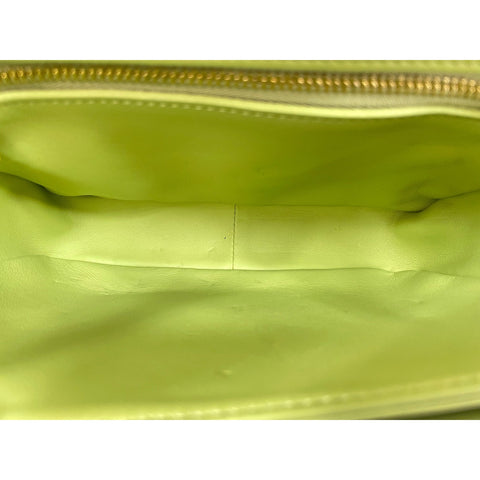 CELINE teen Shoulder Bag leather green WS33220