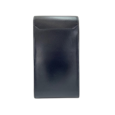 CELINE Shoulder Bag leather black WS33221