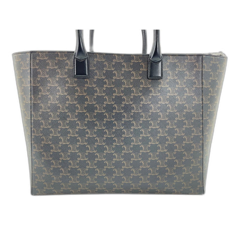 CELINE Tote Bag PVC black WS33223