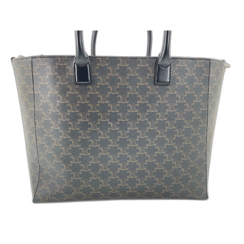 CELINE Tote Bag PVC black WS33223