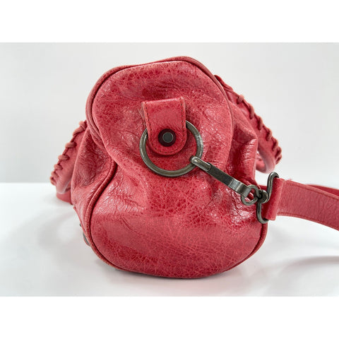BALENCIAGA The city Shoulder Bag leather Red WS33224