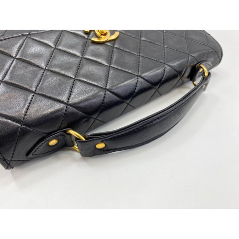 CHANEL Matrasse Shoulder Bag lambskin black WS33227