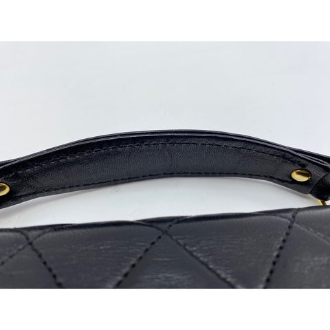 CHANEL Matrasse Shoulder Bag lambskin black WS33227