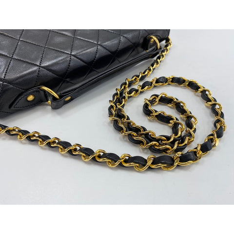 CHANEL Matrasse Shoulder Bag lambskin black WS33227