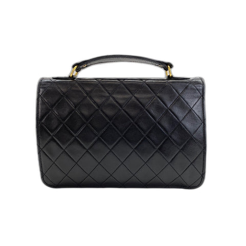 CHANEL Matrasse Shoulder Bag lambskin black WS33227