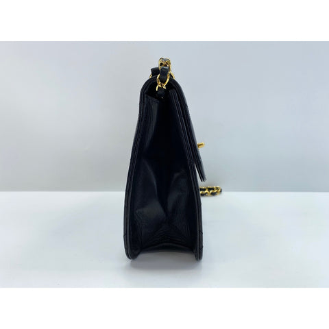 CHANEL Matrasse Shoulder Bag lambskin black WS33227