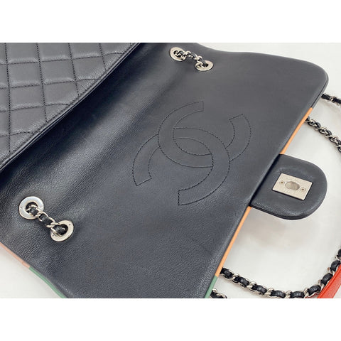 CHANEL Shoulder Bag leather black WS33244