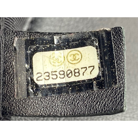 CHANEL Shoulder Bag leather black WS33244