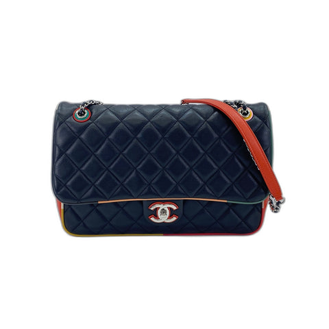 CHANEL Shoulder Bag leather black WS33244