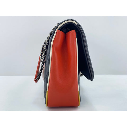 CHANEL Shoulder Bag leather black WS33244