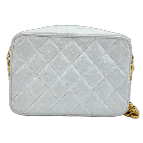 CHANEL Matrasse Shoulder Bag white WS33245