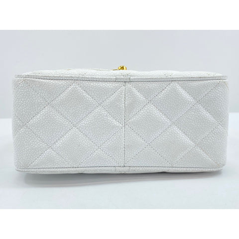 CHANEL Matrasse Shoulder Bag white WS33245