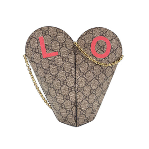 GUCCI valentine's day Shoulder Bag beige WS33246