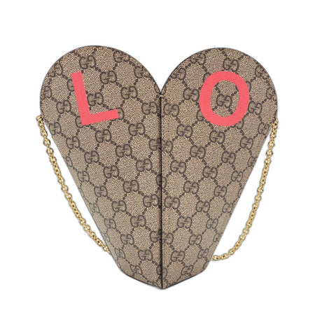 GUCCI valentine's day Shoulder Bag beige WS33246