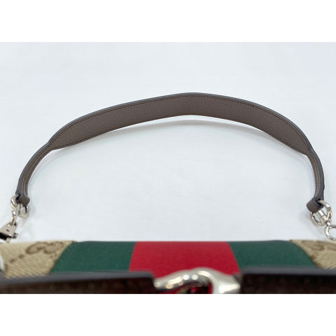 GUCCI Horsebit Handbag Brown WS33250