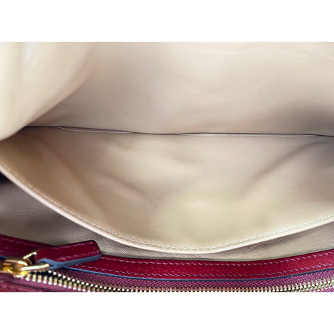 GUCCI Jackie 1961 Shoulder Bag canvas Red WS33255