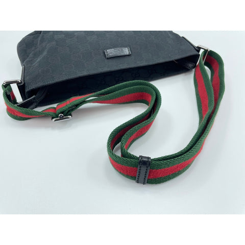 GUCCI Sherry line Shoulder Bag black WS33260