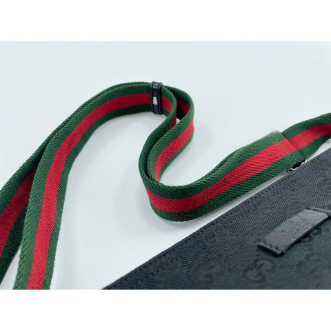 GUCCI Sherry line Shoulder Bag black WS33260
