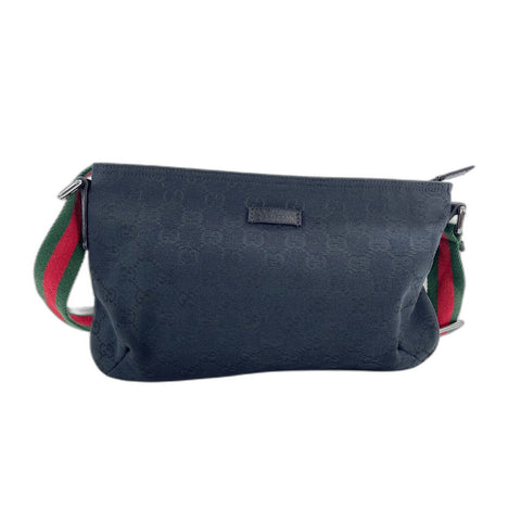 GUCCI Sherry line Shoulder Bag black WS33260