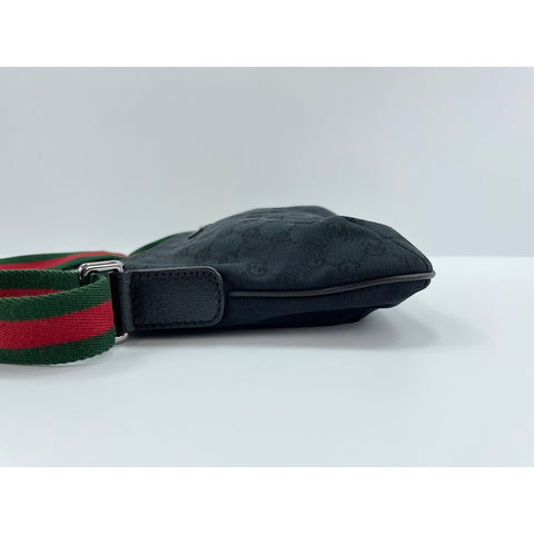 GUCCI Sherry line Shoulder Bag black WS33260