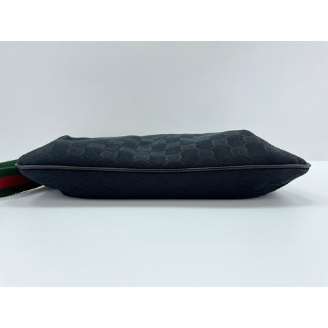 GUCCI Sherry line Shoulder Bag black WS33260
