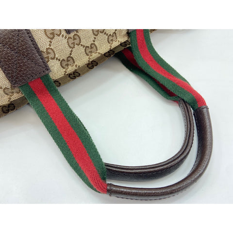 GUCCI Sherry line Handbag beige WS33261