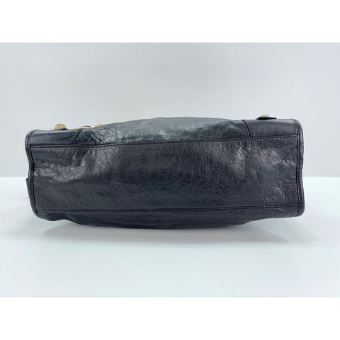 BALENCIAGA The Giant City Shoulder Bag leather black WS33263