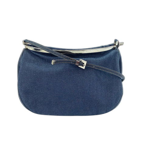 FENDI Handbag denim Navy WS33264