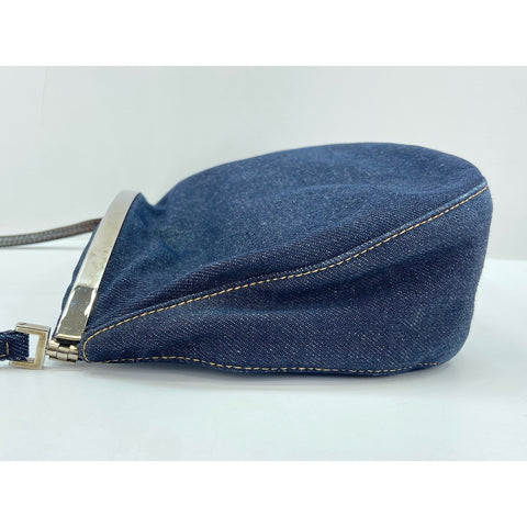 FENDI Handbag denim Navy WS33264