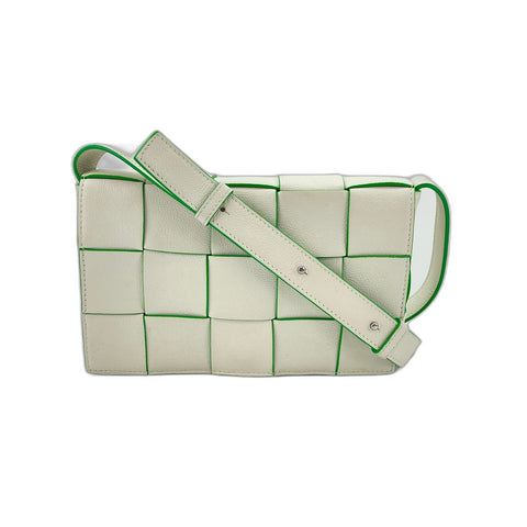 BOTTEGAVENETA cassette Shoulder Bag leather white WS33265