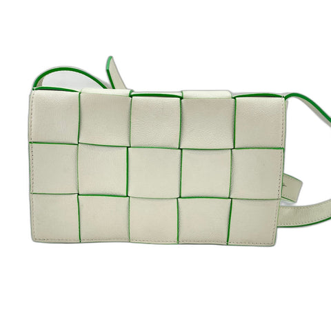 BOTTEGAVENETA cassette Shoulder Bag leather white WS33265