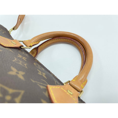 LOUIS VUITTON Speedy Handbag Brown WS33268